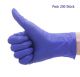 Nitrilové rukavice nepudrované fialové, balenie 200 ks